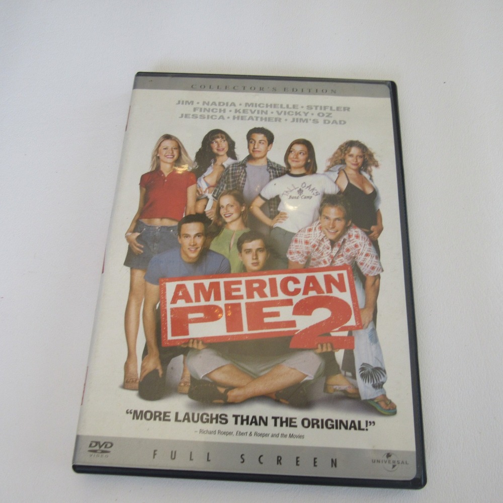 American Pie 2 DVD Collectors Edition Full‎ Screen 2001 Jason Biggs Comedy R Rtd
